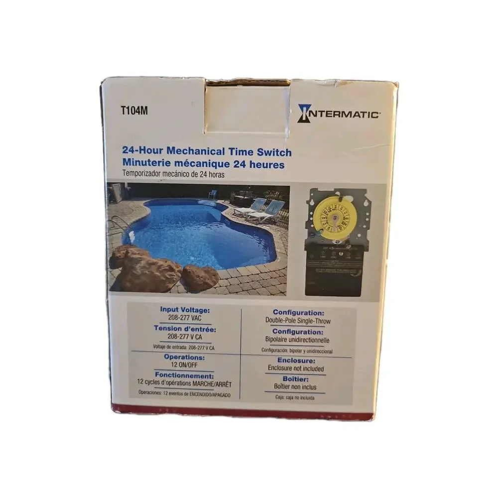 Intermatic T104M Timer Wall Switch - Gray
